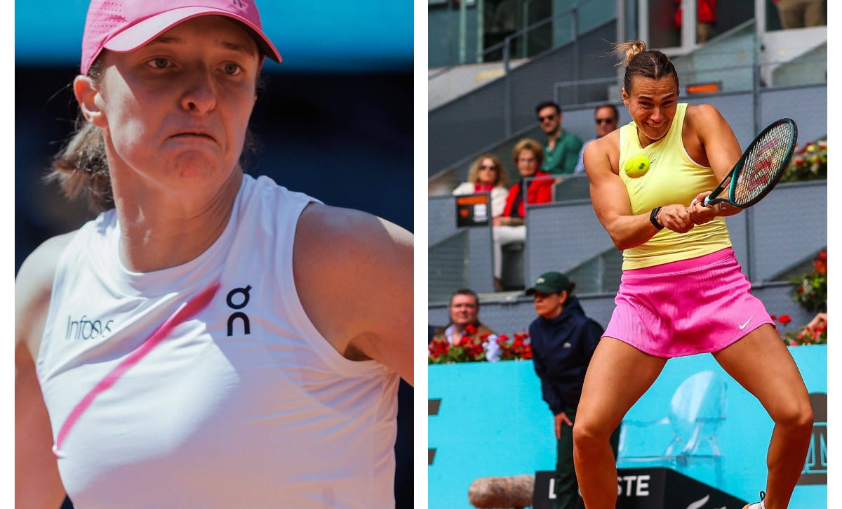 Swiatek - Sabalenka: horario, canal y dónde ver hoy en TV la final femenina del Mutua Madrid Open 2024