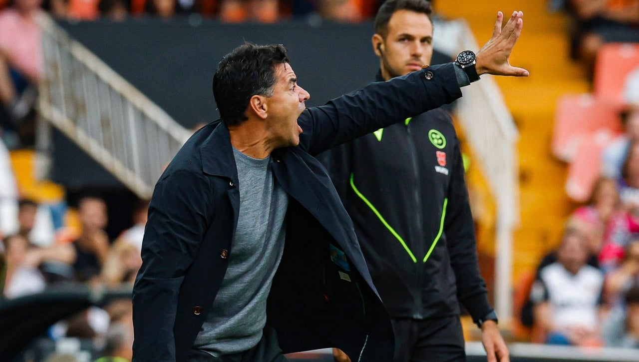 Míchel denuncia dos graves errores arbitrales que le costaron goles ante el Valencia