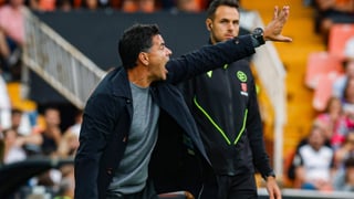 Míchel denuncia dos graves errores arbitrales que le costaron goles ante el Valencia