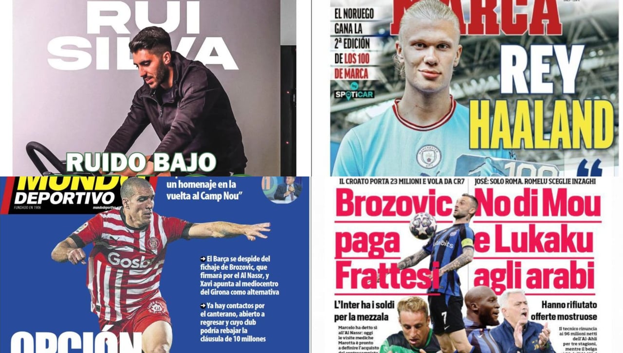 Rui Silva, Summerville, Brozovic, Romeu... Los protagonistas de las portadas
