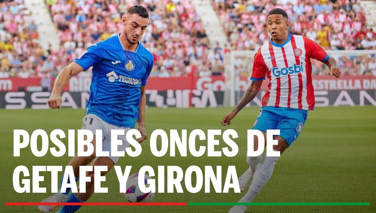 Alineaciones Getafe – Girona: Alineación posible de Getafe y Girona en el partido de hoy de LaLiga EA Sports