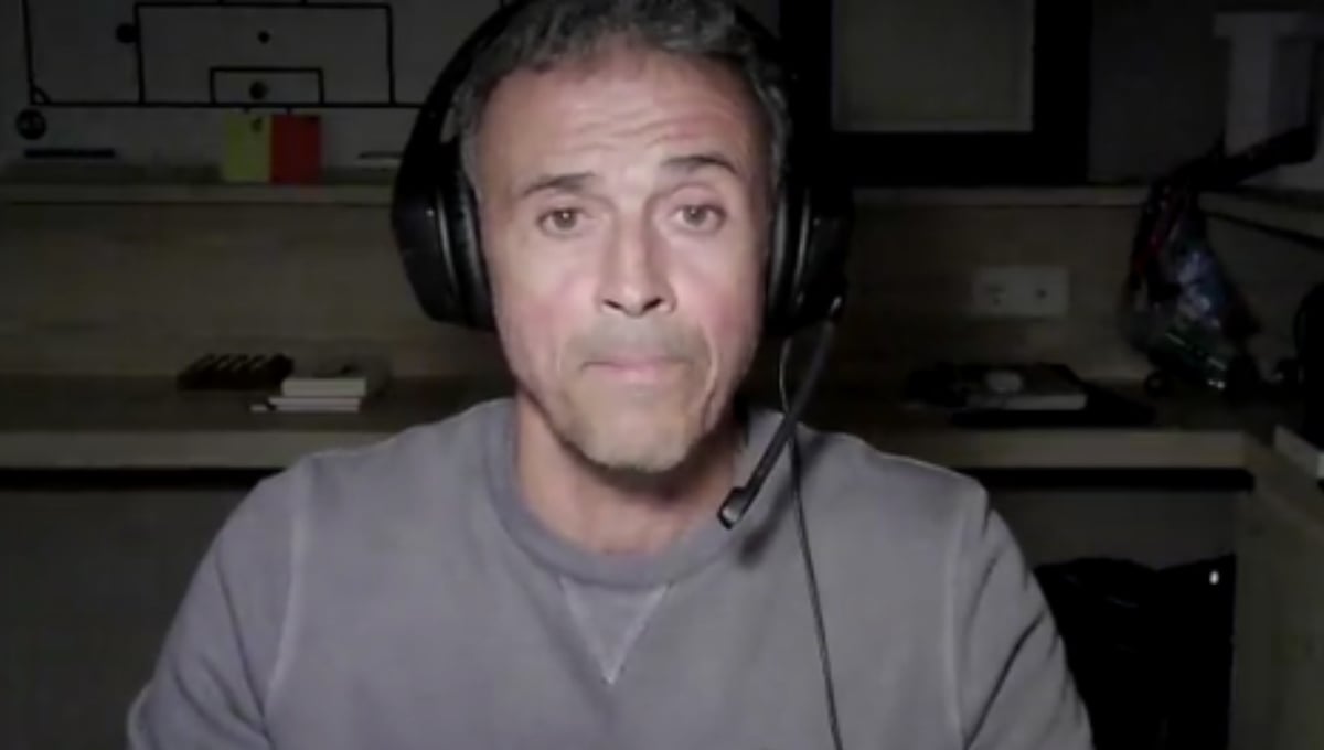 Luis Enrique se vuelve 'streamer' por el Mundial