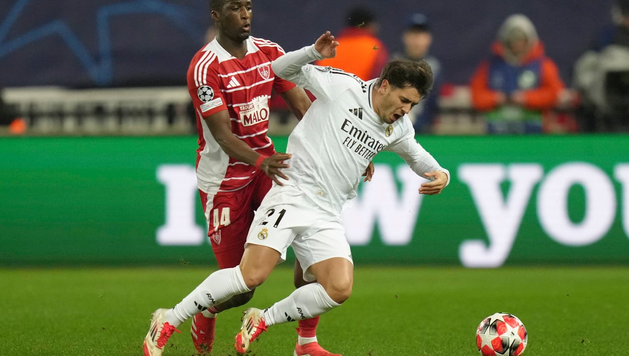Stade Brestois 0-3 Real Madrid: Los goles de Rodrygo y Bellingham no le bastan al Madrid para entrar en el Top-8