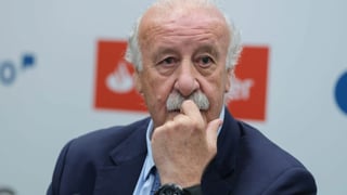 Del Bosque, rendido a Navas, se 'moja' con Sevilla y Betis: "Está jugando mejor" 