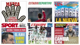 Racismo, el futuro Real Madrid, Luis Enrique y Xavi... así vienen las portadas