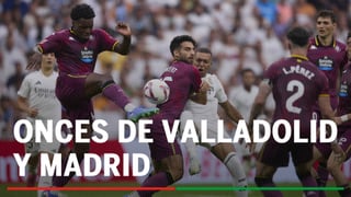 Alineaciones Valladolid - Real Madrid: Alineación confirmada de Valladolid y Real Madrid en el partido de LaLiga EA Sports