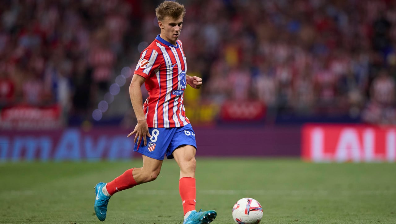Pablo Barrios hace sonreír al Atlético