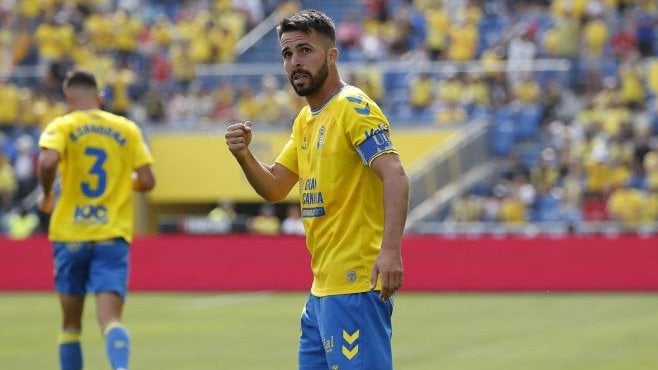 El impresionante cara a cara de Kirian con la afición de Las Palmas que se ha vuelto viral