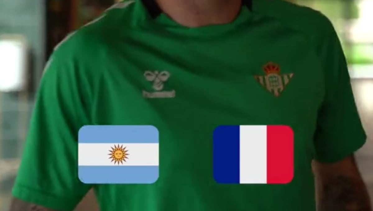La porra del vestuario del Betis para la final del Mundial de Qatar