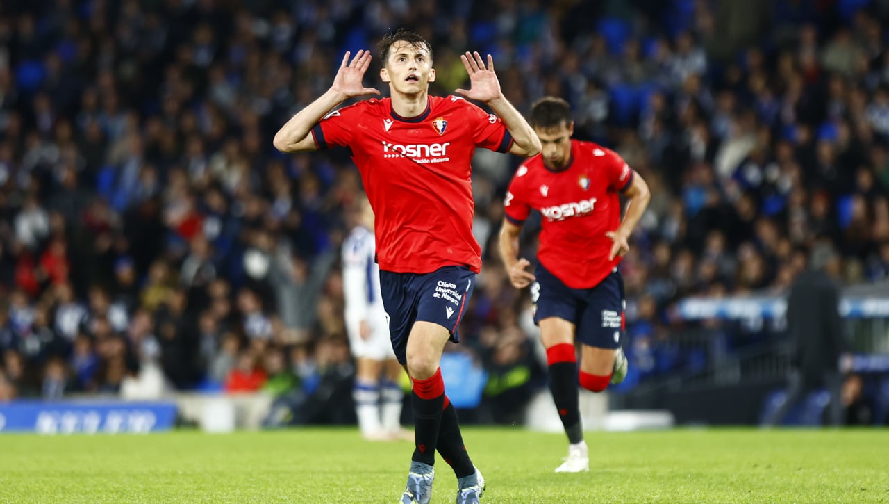 Real Sociedad 0-2 Osasuna: Torró y Budimir alargan la pesadilla en el Reale Arena