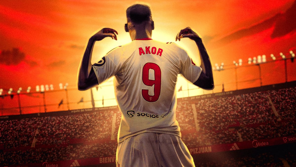 El Sevilla sube el precio de Akor Adams: el delantero nigeriano maneja propuestas en Arabia Saudí