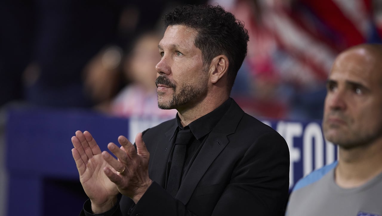 Simeone, entrenador del Atlético de Madrid, sentencia a Javi Galán