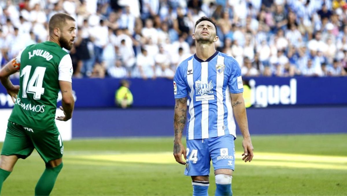 El Málaga CF podría descender con números de Primera División