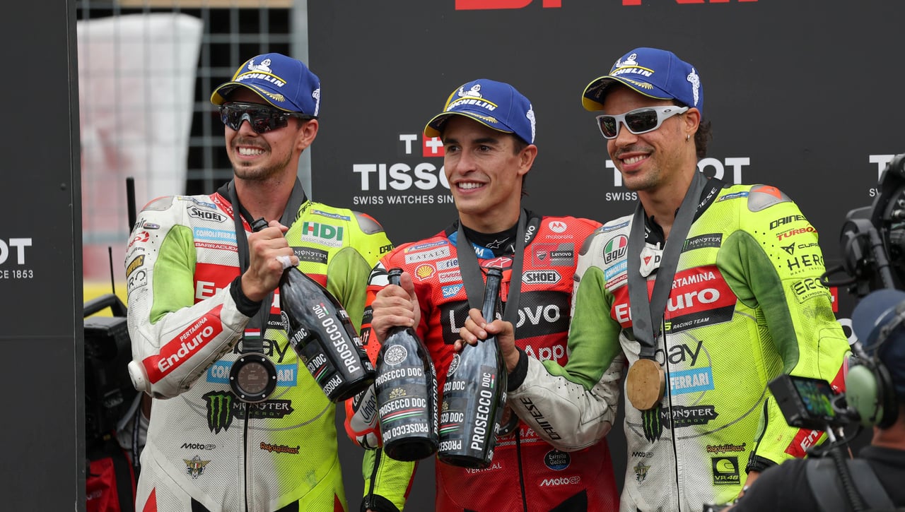 Pone a Marc Márquez por detrás de Valentino Rossi