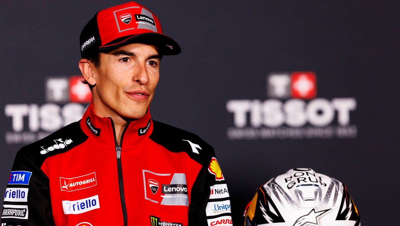 Marc Márquez siente la presión de Ducati
