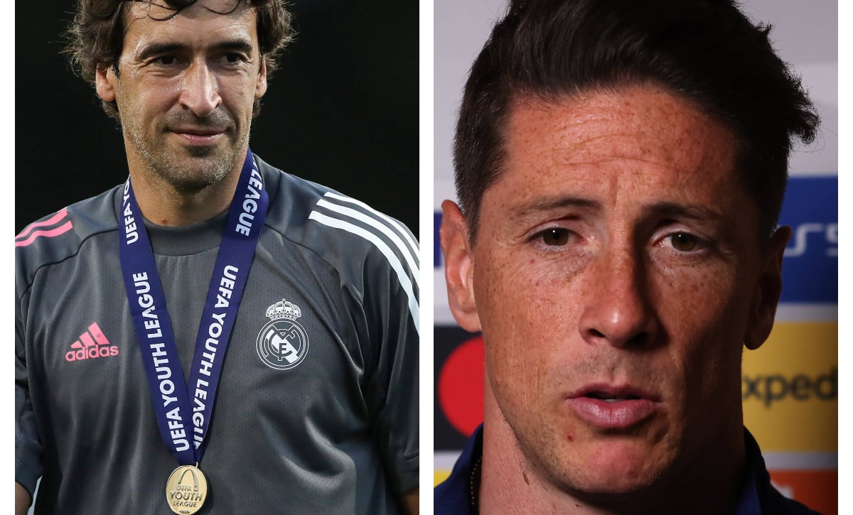 Duelo de leyendas en los banquillos: Fernando Torres y Raúl se ven las caras
