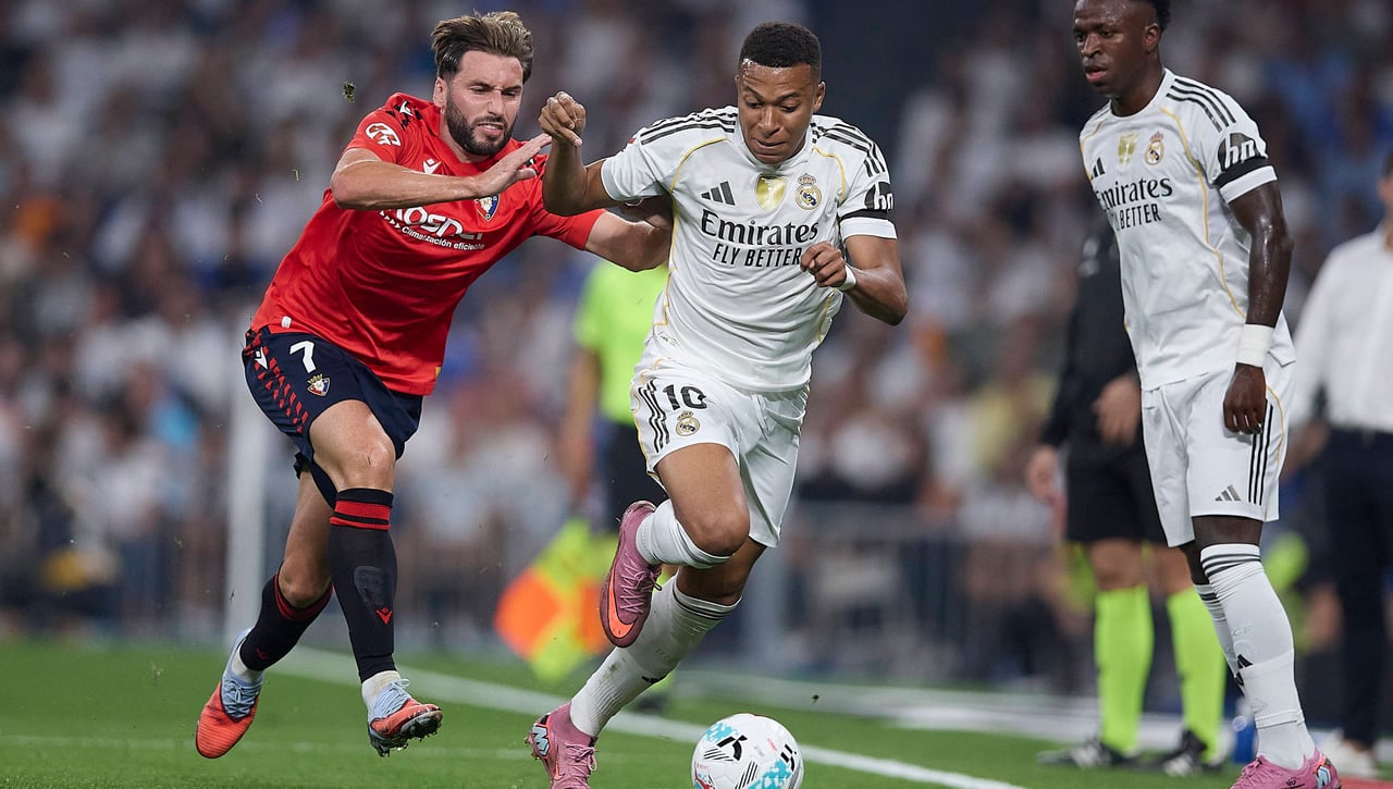 Real Madrid 1-0 Osasuna: Solo Mbappé derriba la muralla 