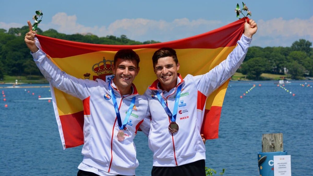 Los sevillanos Tano García de la Borbolla y Pablo Martínez, campeones del mundo de piragüismo