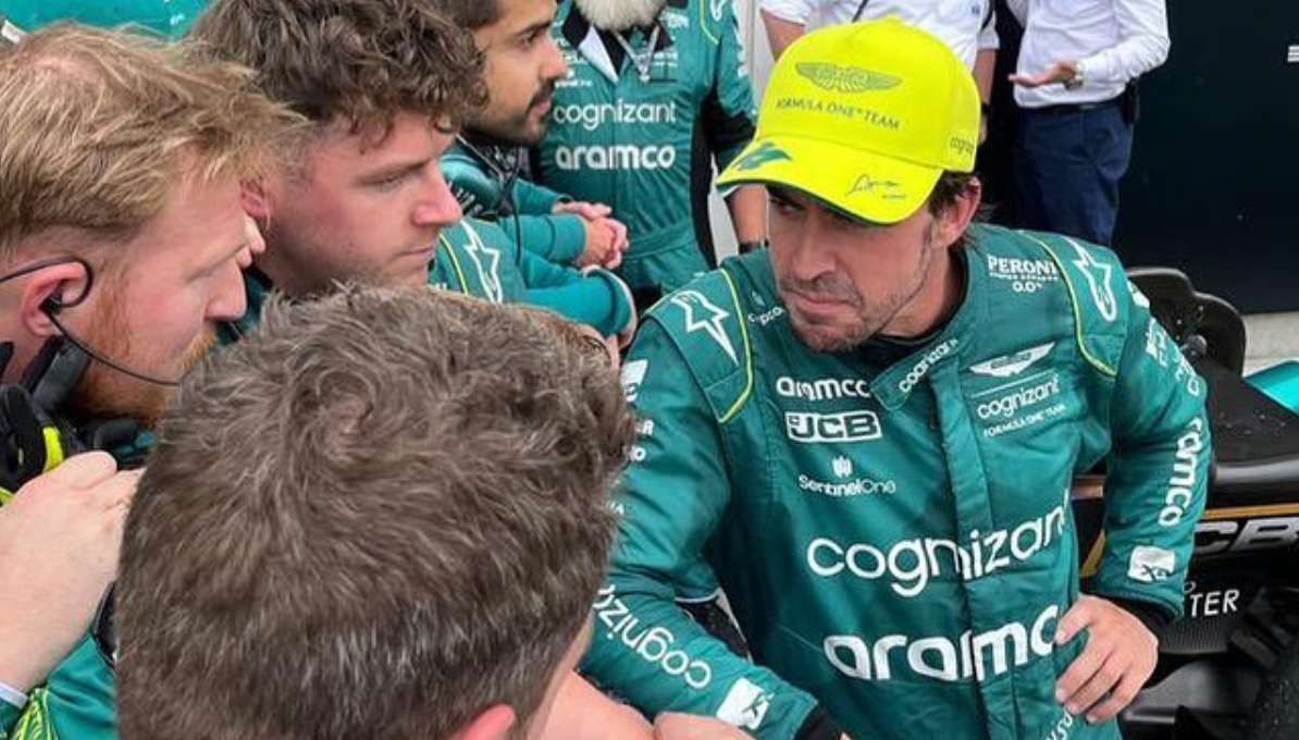 Un Alonso firme ante la preocupante situación de Aston Martin