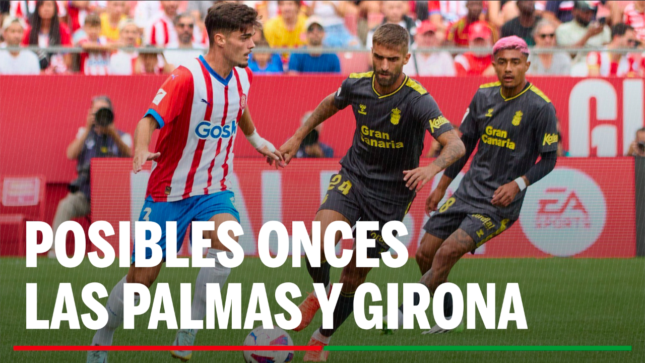 Alineaciones Las Palmas - Girona: Alineación posible de Las Palmas y Girona en el partido de hoy de LaLiga EA Sports