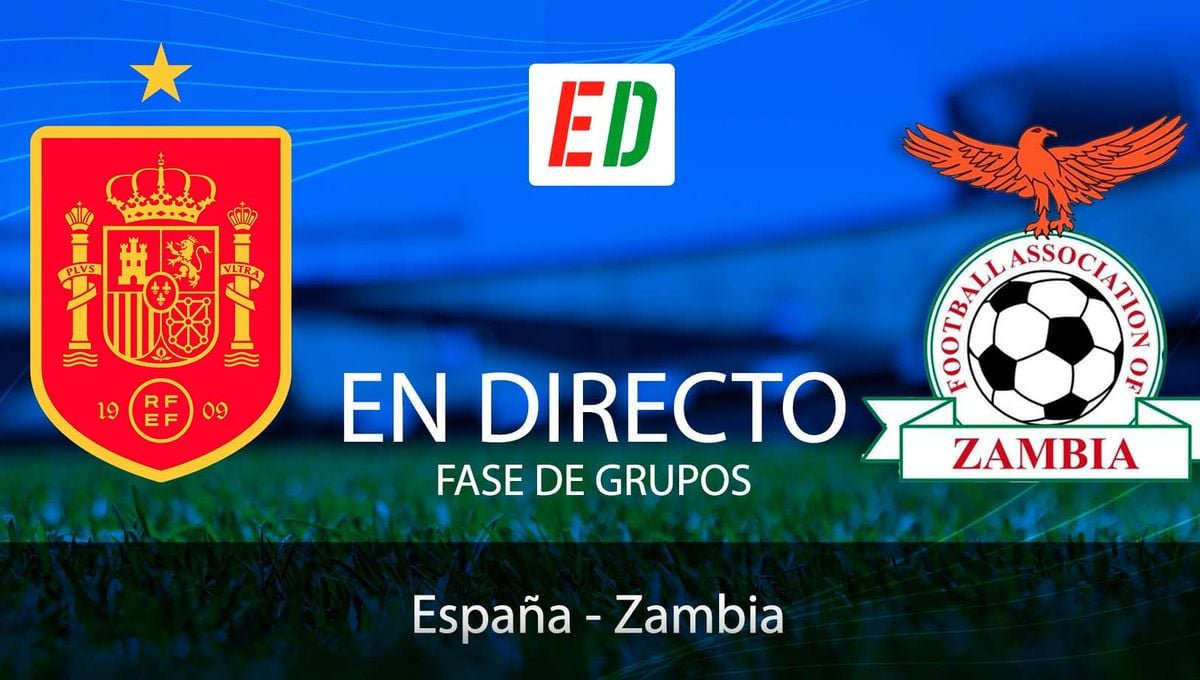 España - Zambia: resumen, resultado y goles