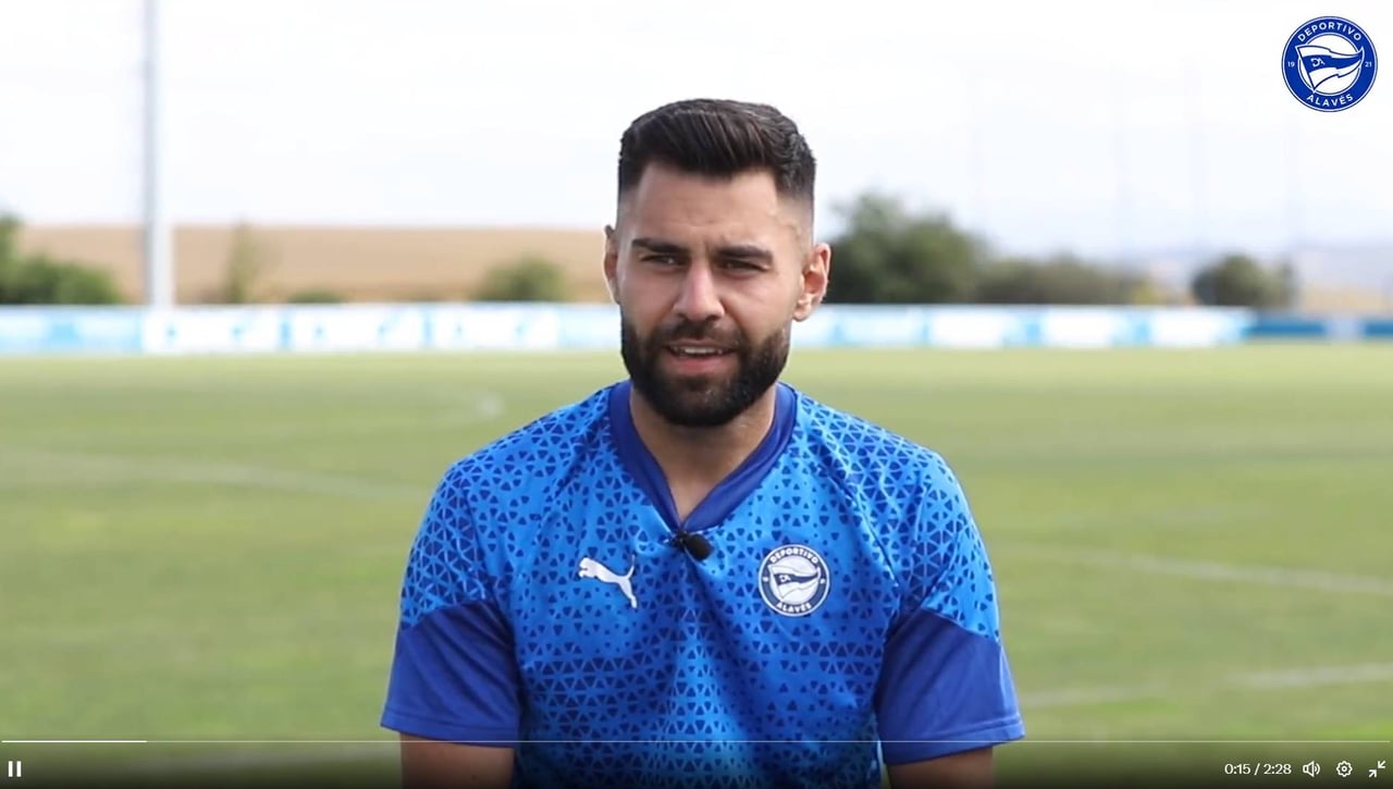 Ruben Duarte y su objetivo con el Alavés