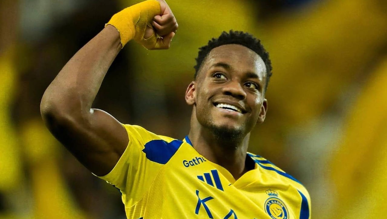 Jhon Durán, al caer