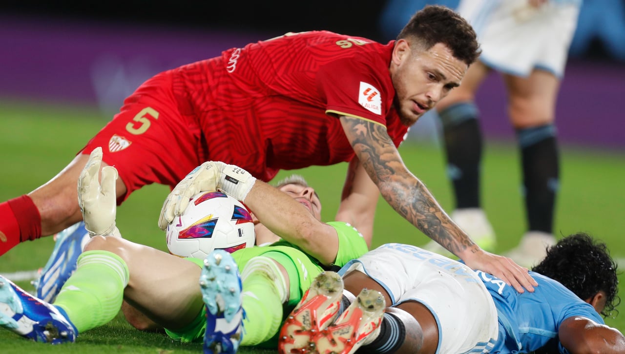 Celta 1-1 Sevilla: Nunca se rinde, pero no le da ni contra diez