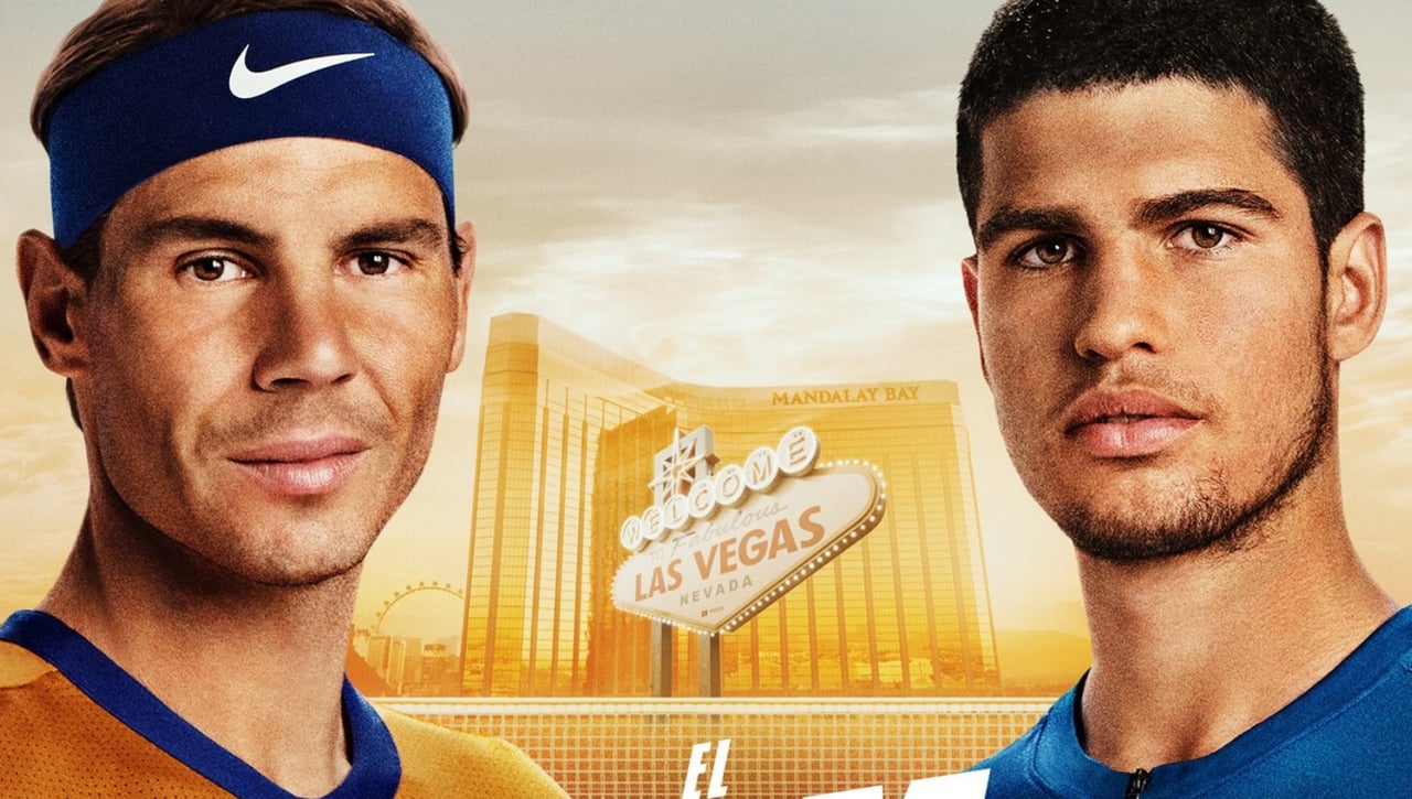 Rafa Nadal - Carlos Alcaraz en Las Vegas hoy - Horario, canal y dónde ver en TV y online