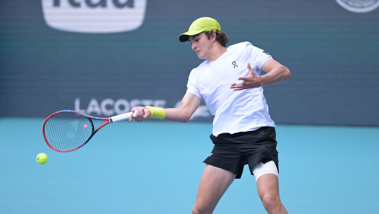 La nueva estrella del tenis mundial baja a la tierra en Miami