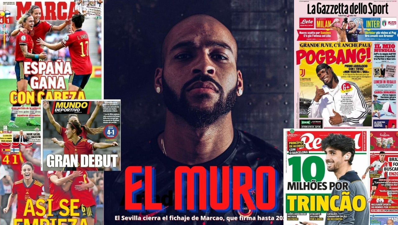 Las portadas de los diarios deportivos del 9 de julio