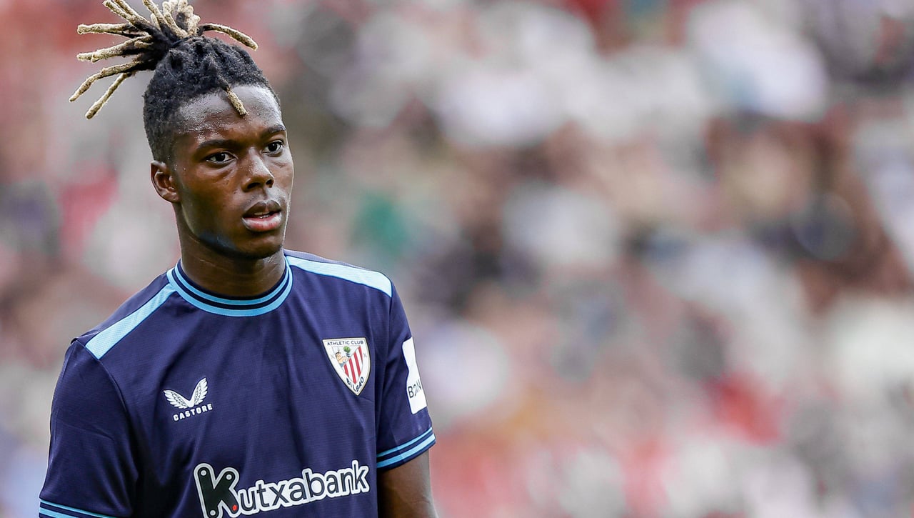 Nico Williams se cae