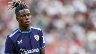 Nico Williams se cae