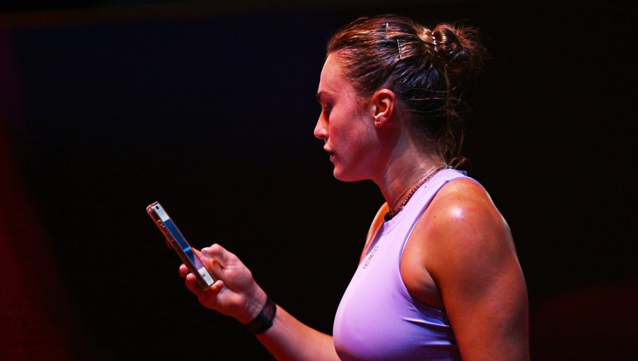 El último escándalo de Sabalenka en pleno partido