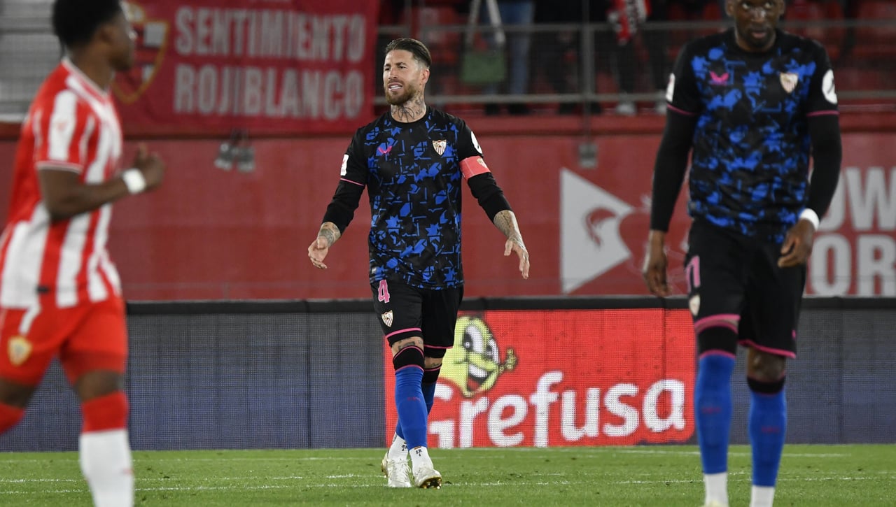 El lamento de Sergio Ramos tras el punto de Almería