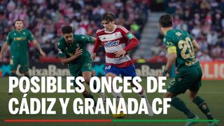 Cádiz - Granada: Alineación posible de Cádiz y Granada en el partido de hoy de LaLiga EA Sports