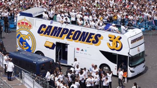 Las mejores imágenes de la celebración de la Liga del Real Madrid