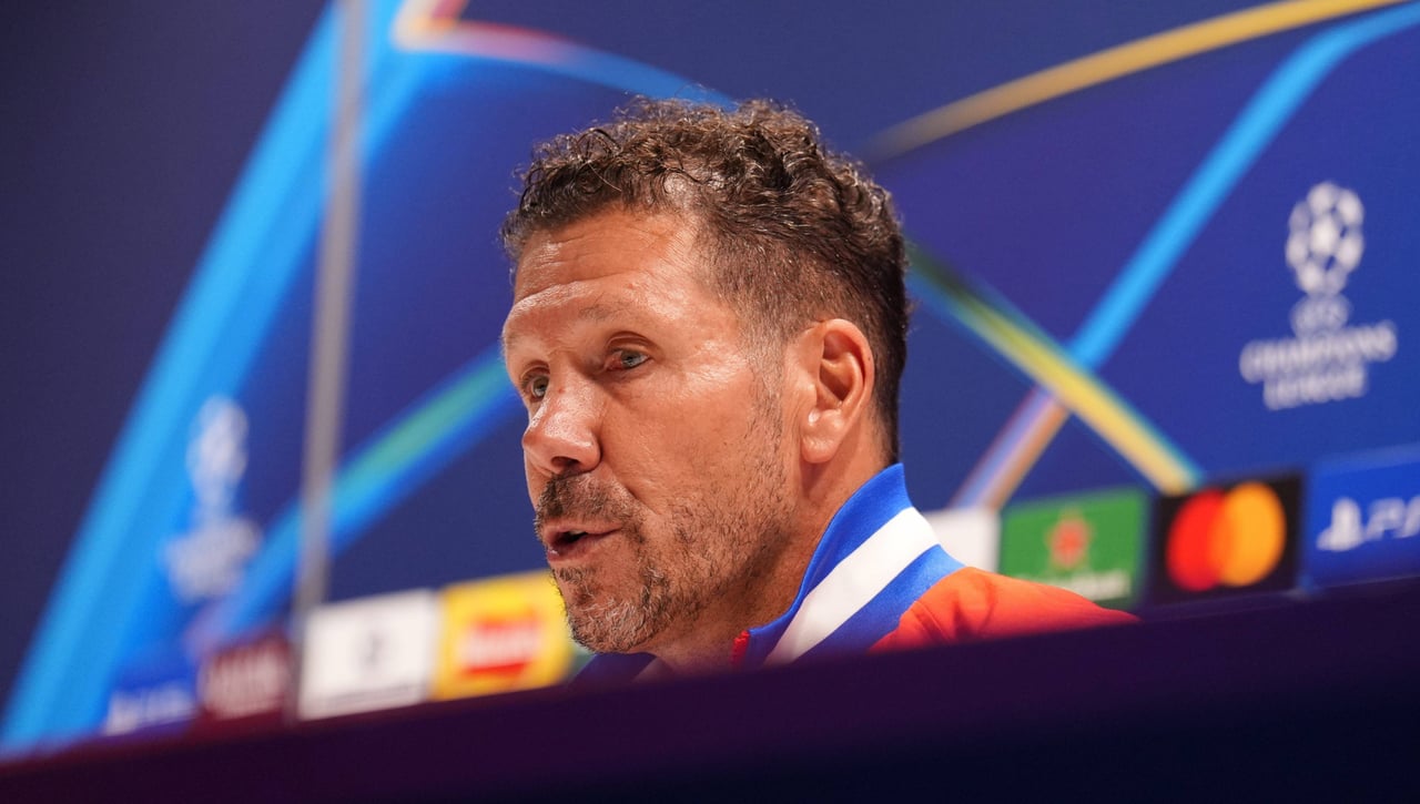 Simeone responde a las críticas: "Tenemos nuestro camino"