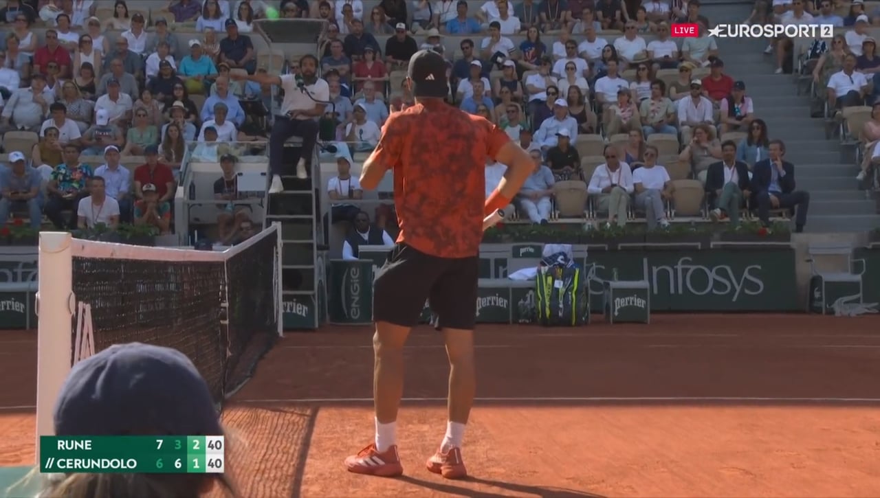 La victoria más polémica en Roland Garros: "Voy a asegurarme de que te multen"