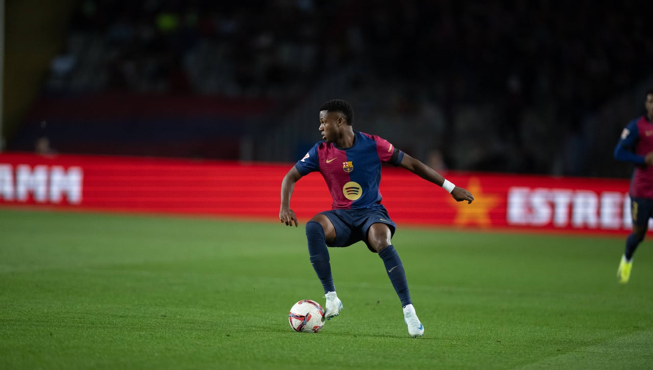 Ansu Fati, alternativa a Raúl Moro para el Ajax