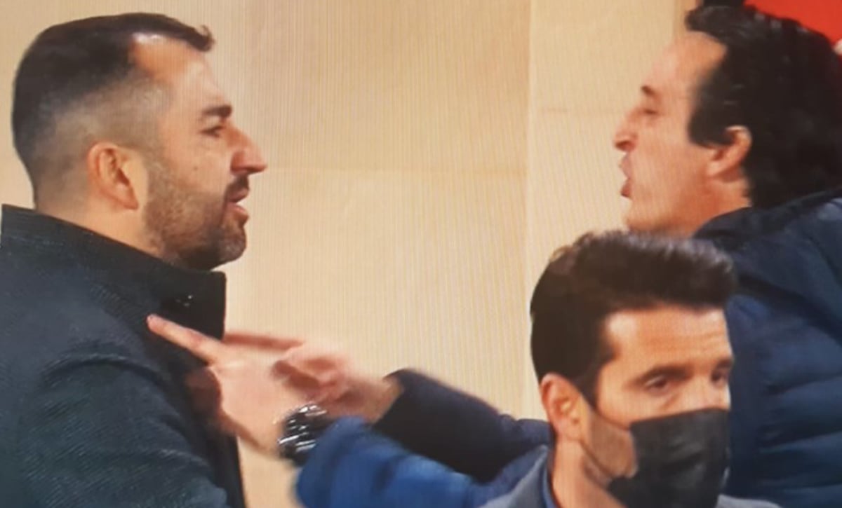 El día que Unai Emery y Diego Martínez tuvieron que ser separados por la Policía