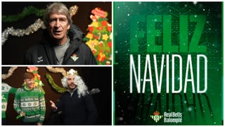 El mensaje navideño de Pellegrini y el desternillante villancico del Betis