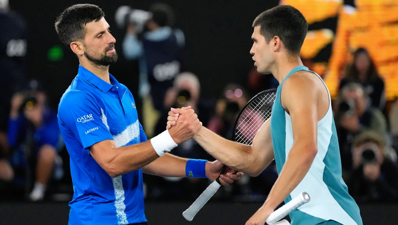 Carlos Alcaraz se cree la despedida de Djokovic
