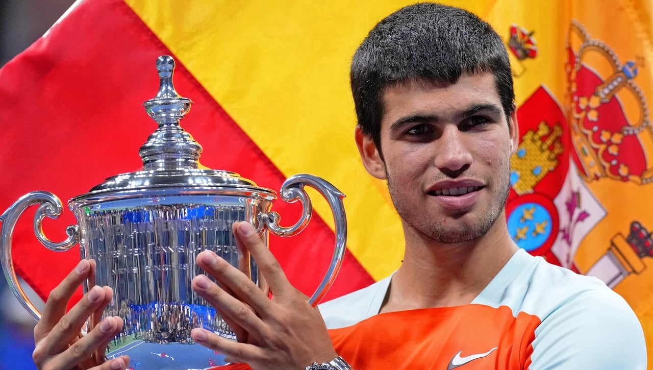Carlos Alcaraz alcanza la cima del tenis en el US Open y Ferrero avisa: "Está al 60% de su potencial"