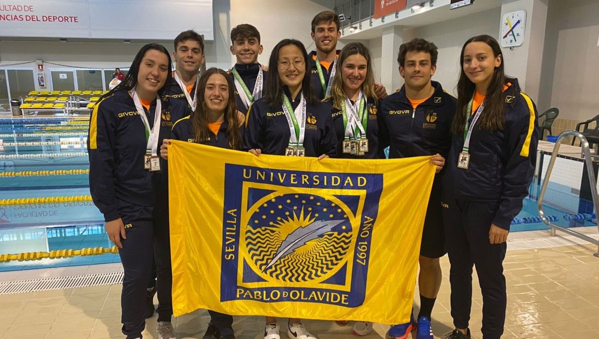 La UPO consigue doce medallas en las pruebas de natación de los Campeonatos de Andalucía Universitarios