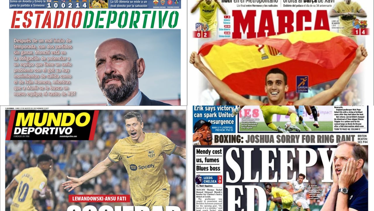 Semana para construir, broche de oro de España, Lewandowski ya está aquí... Así vienen las portadas