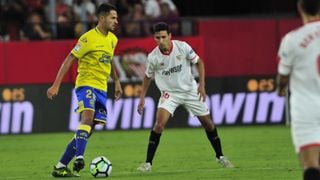 Vitolo vuelve a jugar con Las Palmas tras hacerlo por última vez en enero en el Pizjuán