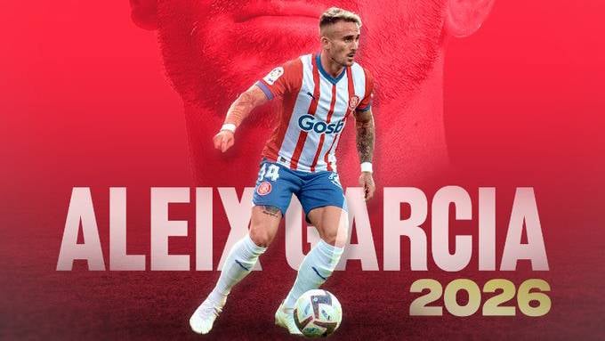 Aleix García amplía su vinculación con el Girona 