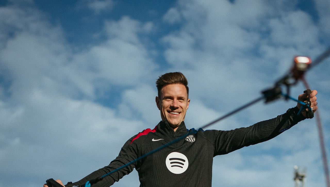 Ter Stegen ve césped