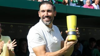 Sarabia, muy indignado con la actuación arbitral